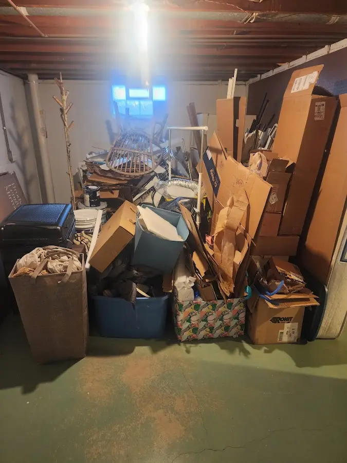 Roll-off dumpster container at job site for Concrete Dumpster Rental in Raton